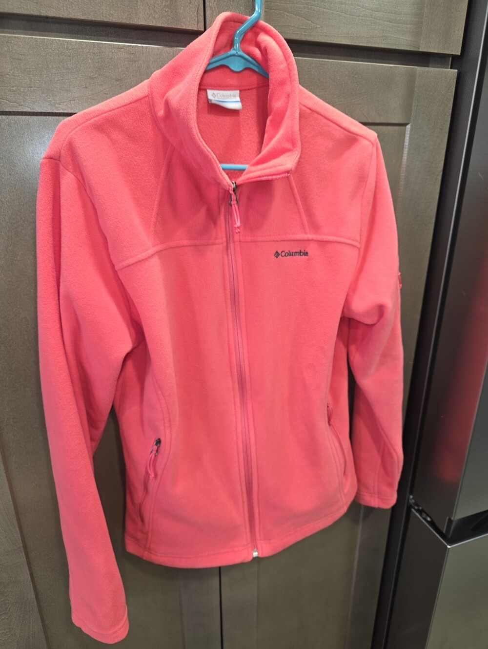Columbia Women's Pink Full-Zip Fleece Jacket